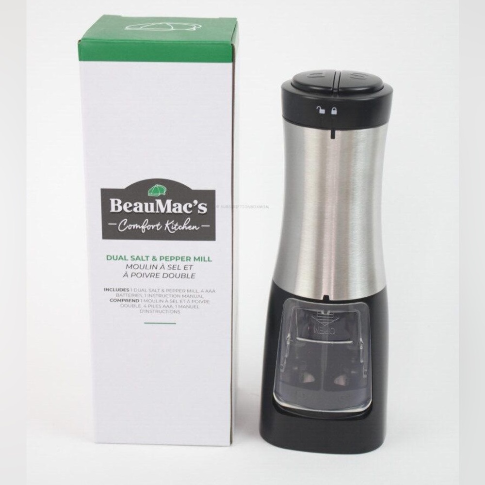 Battery-Operated Dual Salt & Pepper Mill